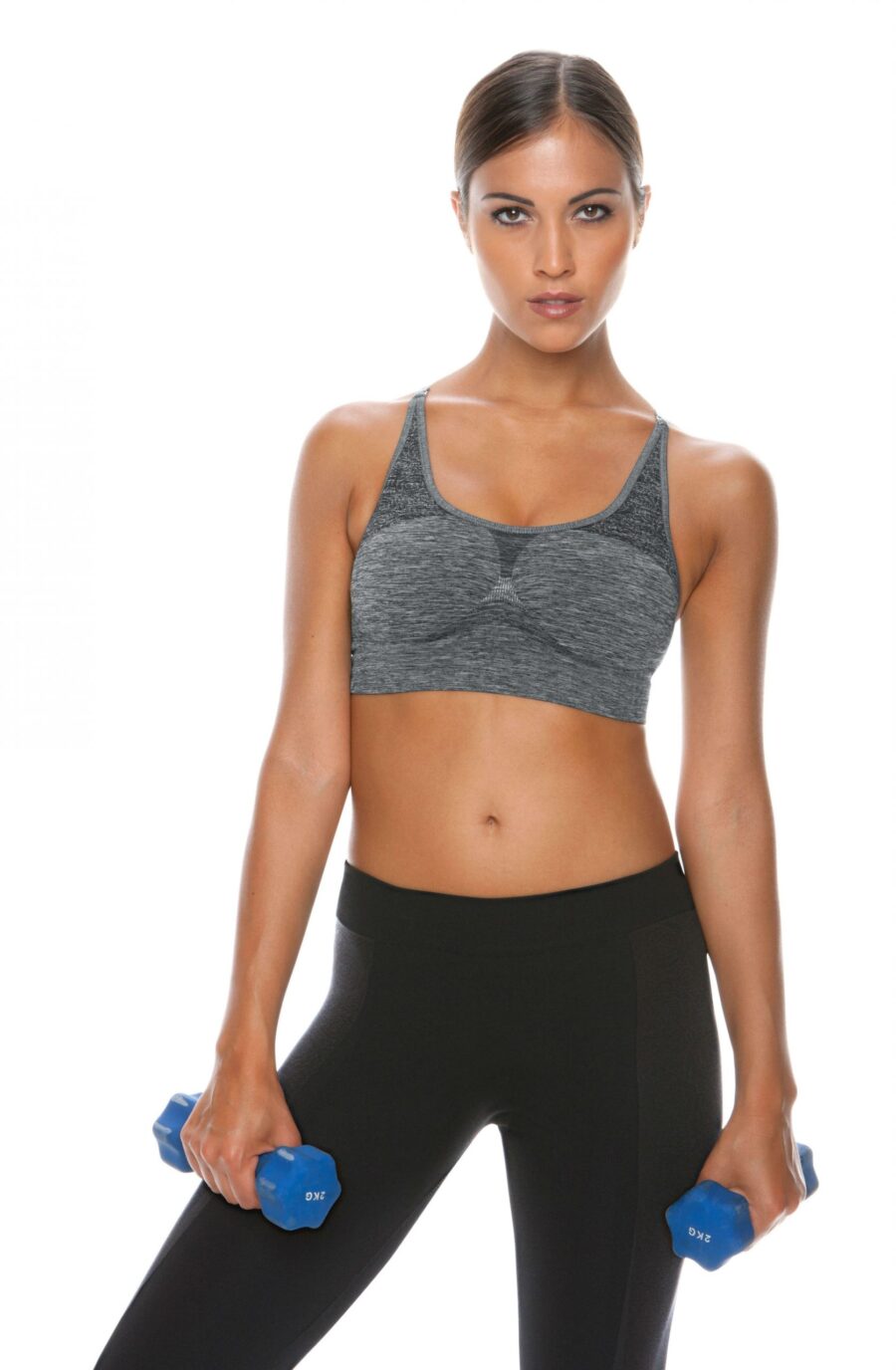 Control Body 110706 Sports Bra Melange/Grey - Image 5