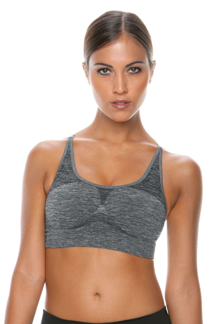 Control Body 110706 Sports Bra Melange/Grey - Image 3