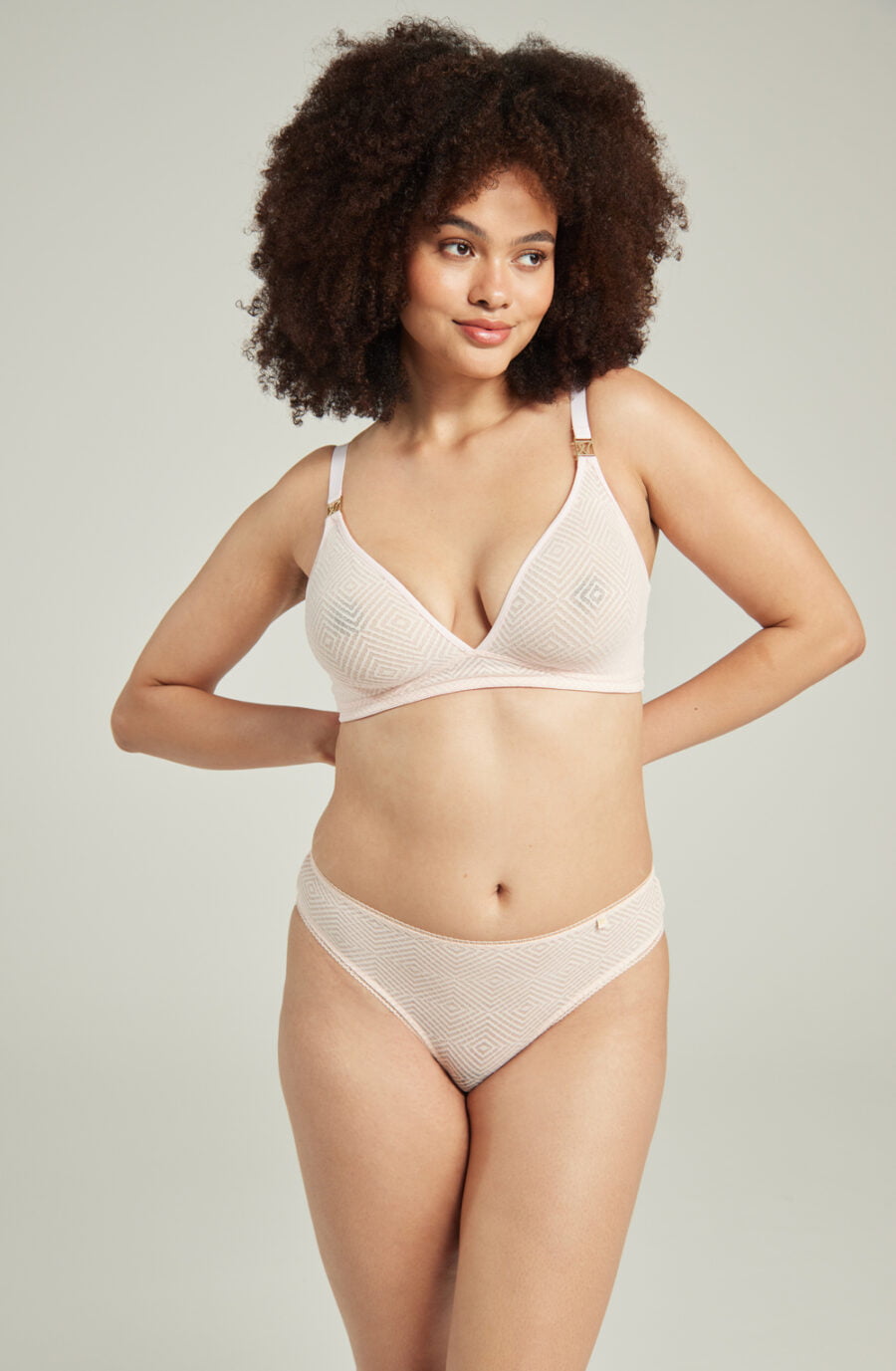 The Second Skin Stretch Easy Does It Bralette Blush Pink - Image 8