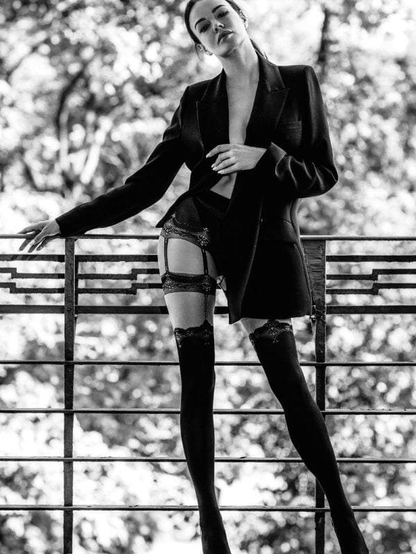 Black Secret BS102 Crotchless Tights