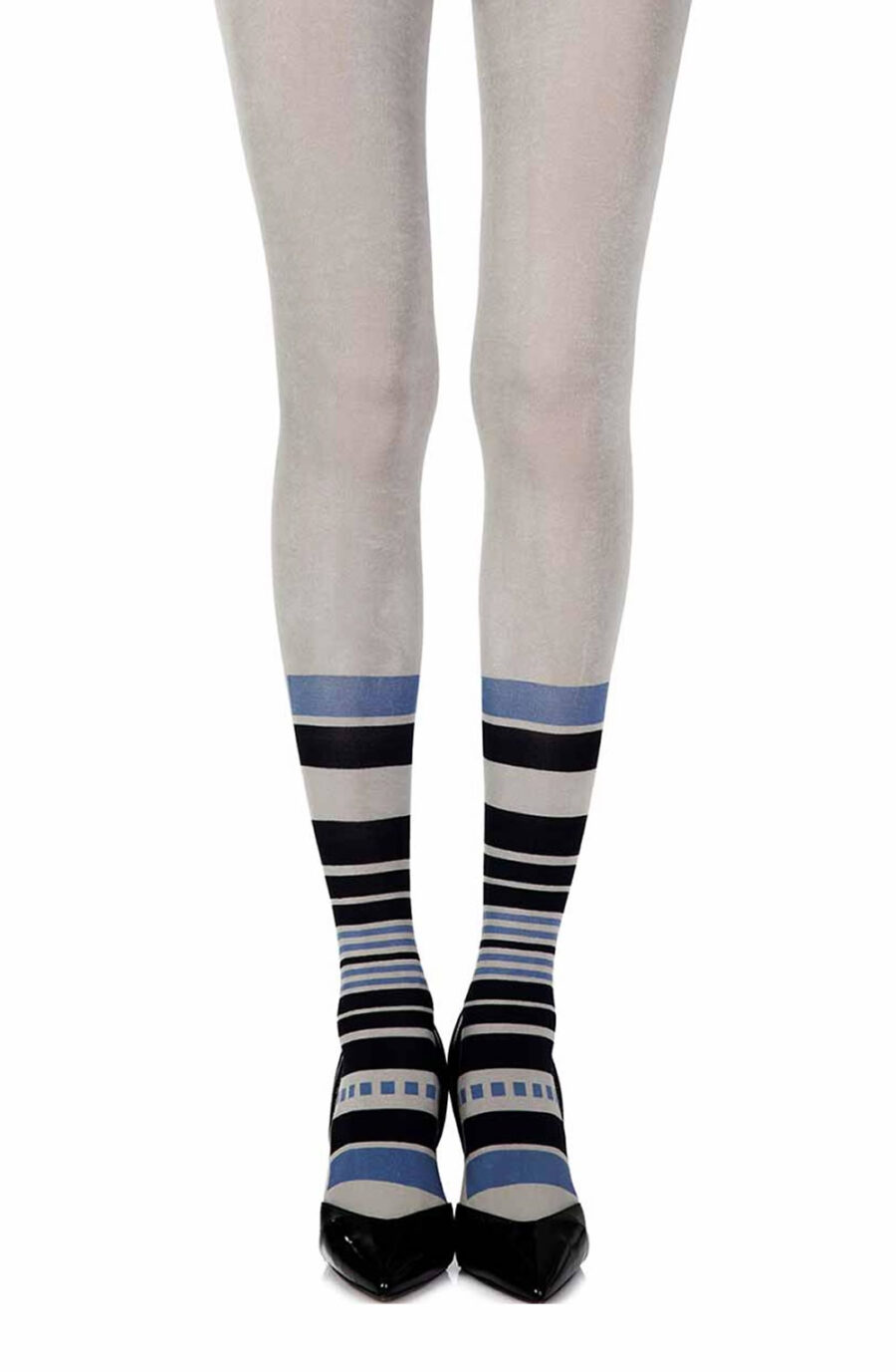 Zohara "It's Britney" Grey Print Tights - Image 3