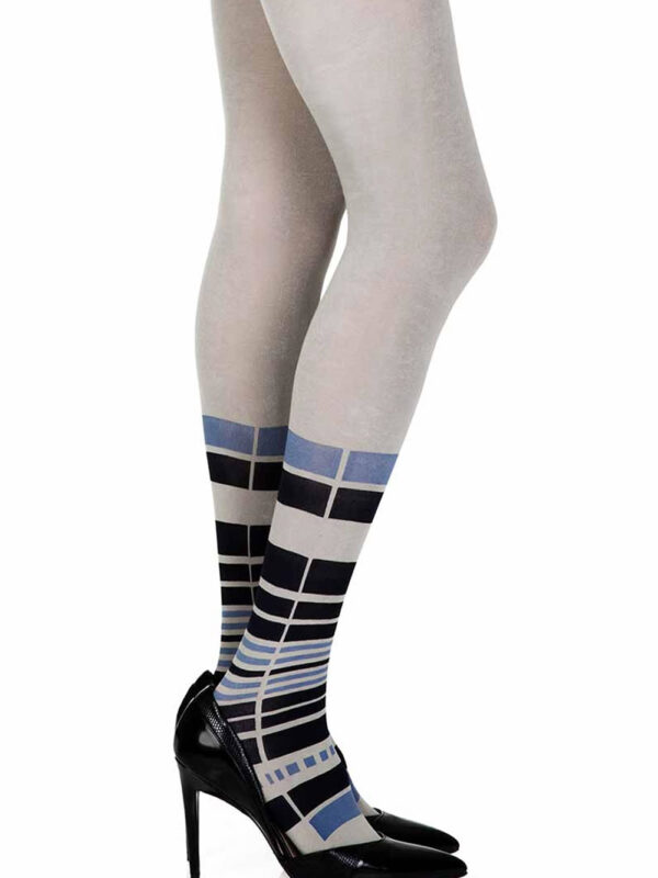 Zohara "It's Britney" Grey Print Tights