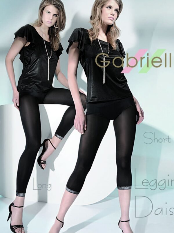 Gabriella Daisy Long Leggings Black