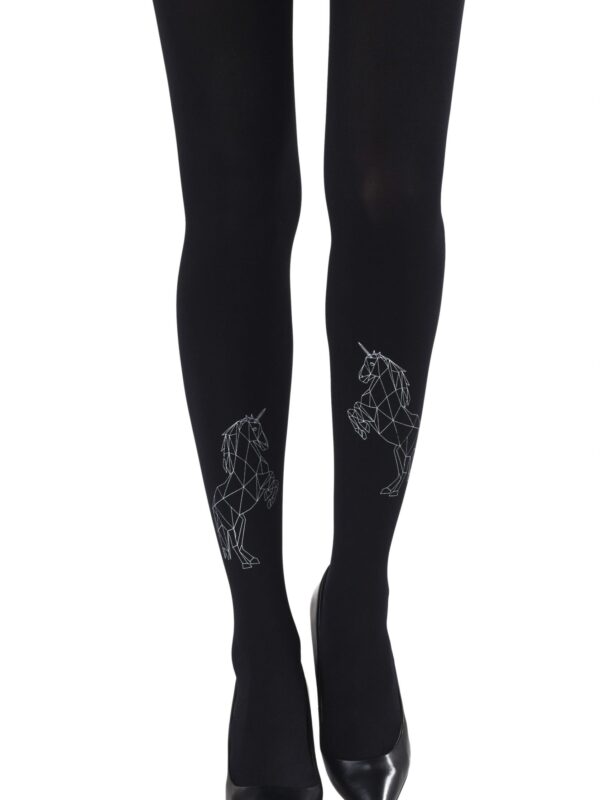 Zohara "Magic Dance" Grey Print Tights