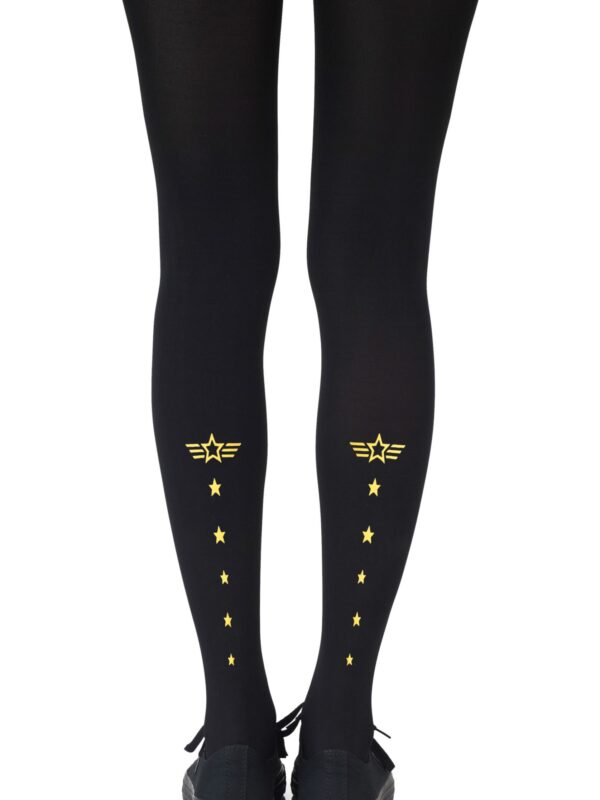 Zohara "Top Gun" Yellow Print Tights
