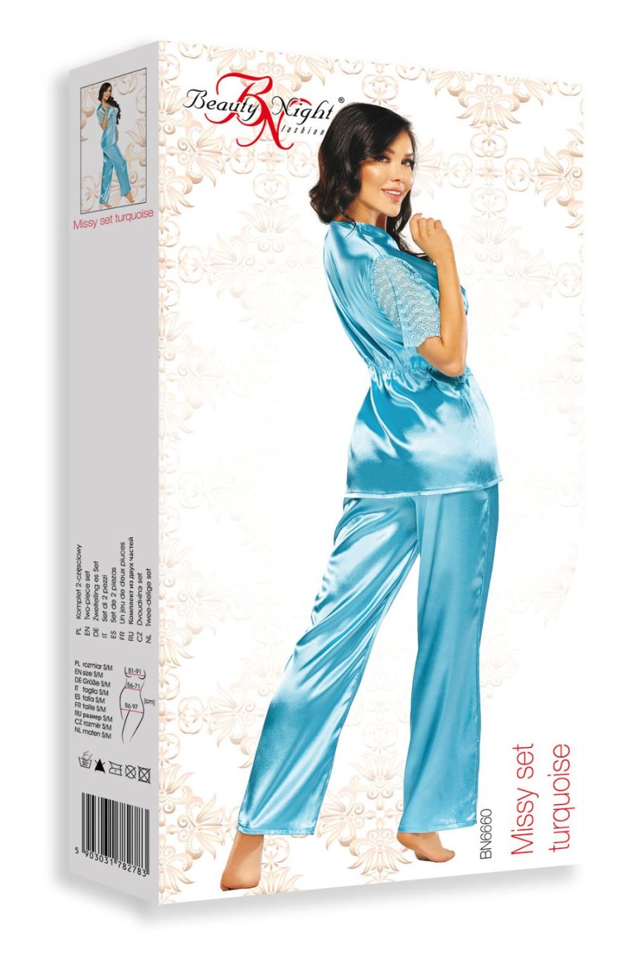 Beauty Night BN6660 Missy Set Turquoise - Image 5