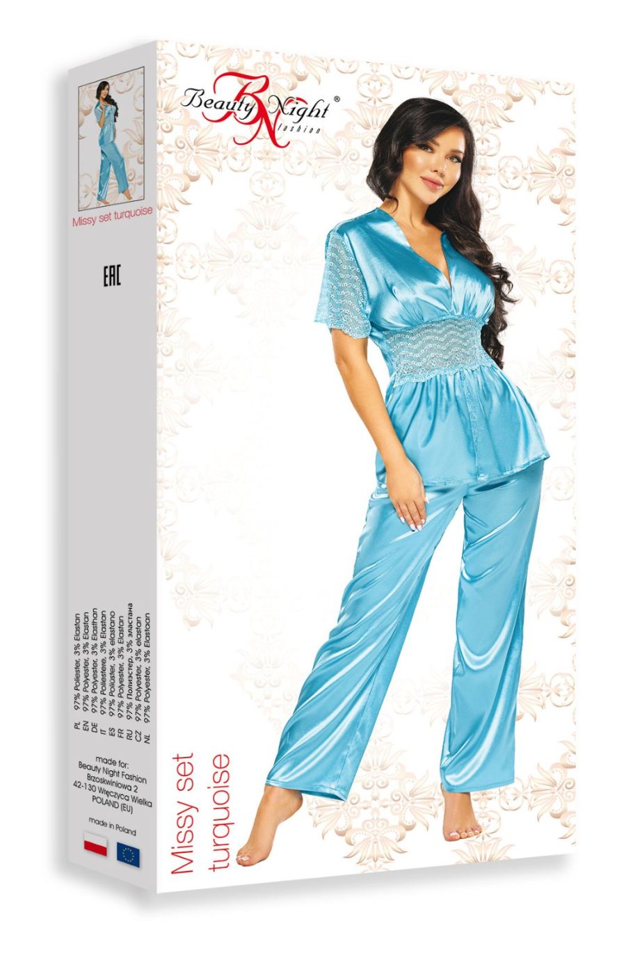 Beauty Night BN6660 Missy Set Turquoise - Image 4