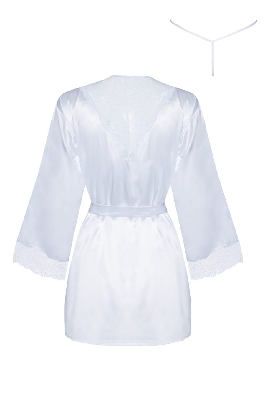 Beauty Night BN6672 Sherie Peignoir White - Image 4
