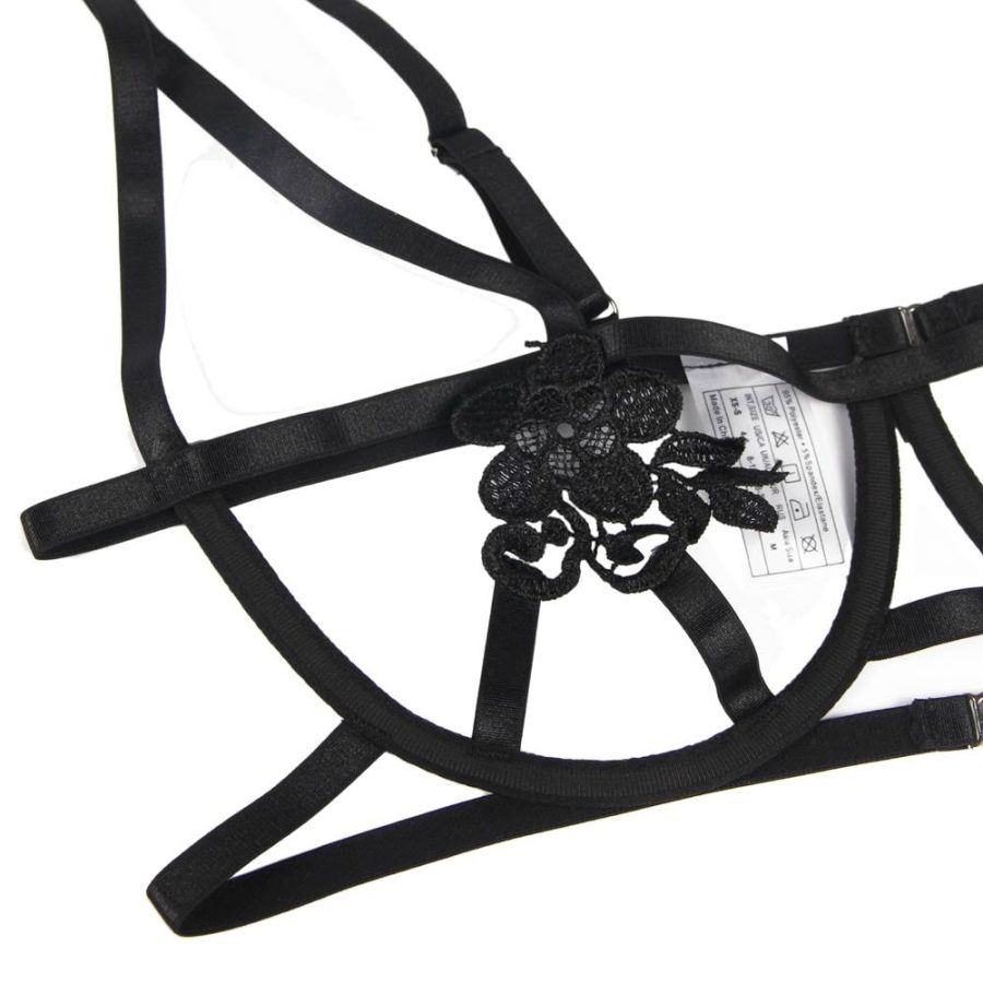 YesX YX867Q 3 Piece Bra Set Up To 4XL - Image 4