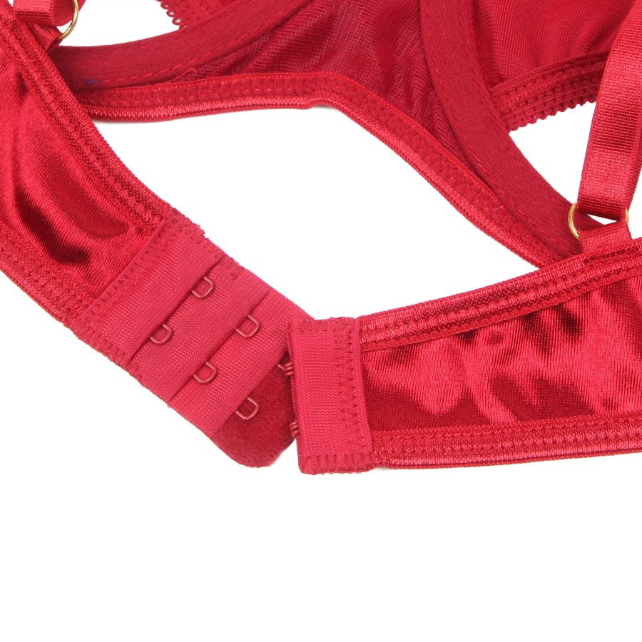 YesX YX872Q Hollow Cut Halter Bra Set Up To 2XL - Image 3
